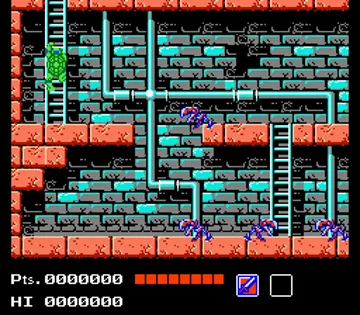 Teenage Mutant Ninja Turtles (USA) (The Cowabunga Collection) (Aftermarket) screen shot game playing